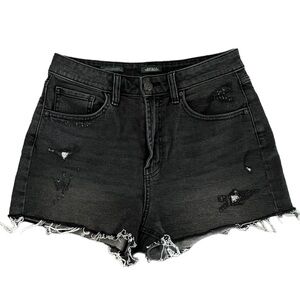 Wild Fable Distressed High Rise Mom Shorts